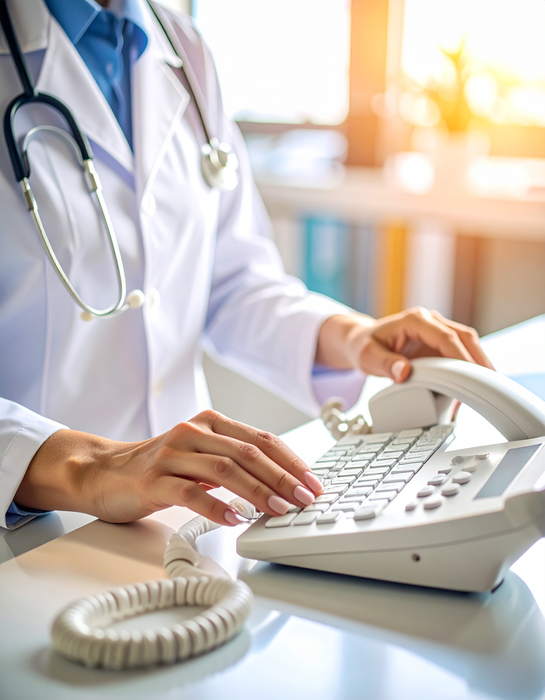 Firefly_give an image where a person wants to book medical appointment using phone 207204